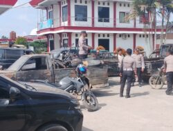 Kapolsek Tebo Ilir Turun Langsung Guna Mengantisipasi Kelangkaan BBM, 10 Unit Kendaraan Roda 4 dan Roda 2 Diamankan
